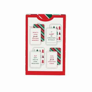 Holiday Stripes Conversation Starter Play Cards