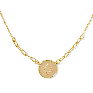 Delicate Star of David Color Pop Necklace