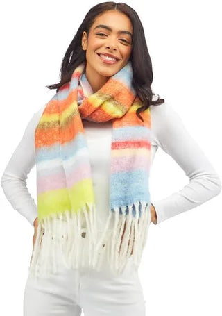 Colorful Striped Scarves