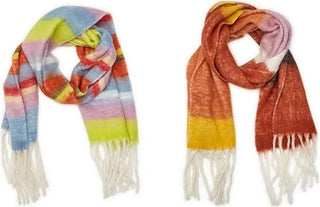 Colorful Striped Scarves
