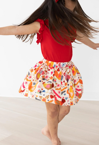 Little Red Hen Twirl Skirt