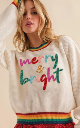 Sparkle Merry & Bright Sweater