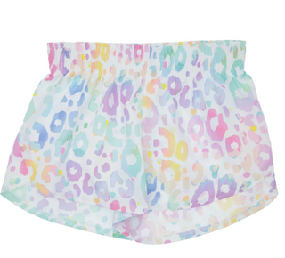 Steph Shorts in Pastel Leopard