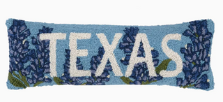 Texas Blue Bonnet Hook Pillow