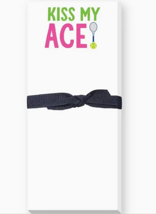 Kiss My Ace Tennis Skinnie Notepad