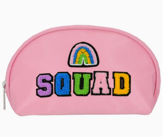 Smile Squad Oval Cosmetic Bag-