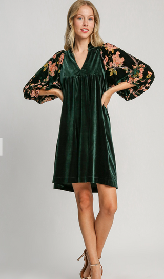 The Salina Velvet Dress