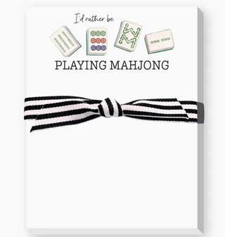 I'd Rather Be Playing Mahjong Mini Notepad