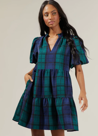 Hudson Plaid Dress