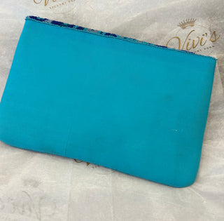 Blue Avatar Beaded Bag
