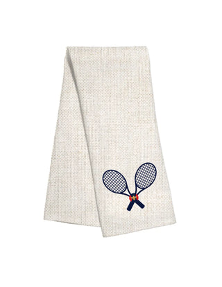 Linen Collection Kitchen Towel - Preppy Tennis