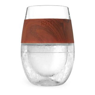 Wine FREEZE Cooling Cup in Wood