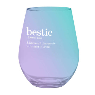 Jumbo Stemless Wine Glass - Bestie Jumbo Stemless Wine Glass - Bestie