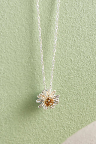Gold and Silver Plated Wildflower Necklace