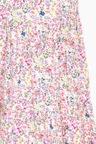 Poplin Floral Midi Dress