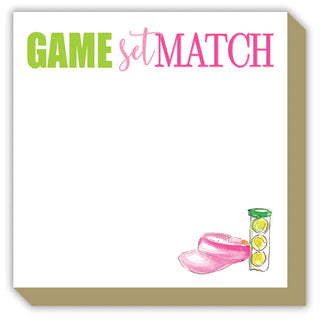 Game Set Match Luxe Notepad