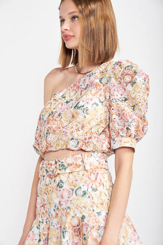 Presley Floral Embroidered Top
