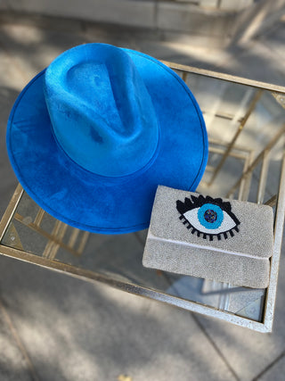 Dallas Blue Short Brim Hat
