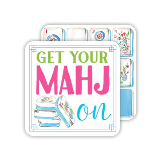 Get Your Mahj On Paper Coasters