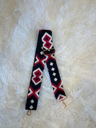 Embroidered Aztec Strap