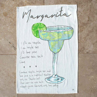 Margarita Recipe Bar Towel