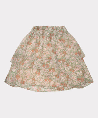 Vintage Flowers Layered Skirt