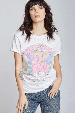 Woodstock Peace Out Tee