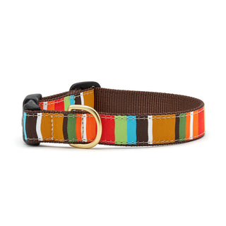 Brown Stripe Dog Collar