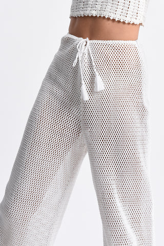 Woven Cotton Swim Cover-up Pant
