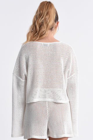 Woven Cotten Cover -Up Top